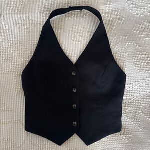 Aritzia Wilfred Vito vest in black size 0
